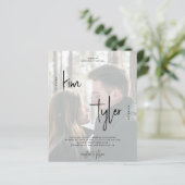 De foto QR van de begroting allen in één trouwuitn (Staand voorkant)