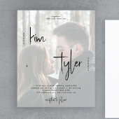 De foto QR van de begroting allen in één trouwuitn Flyer