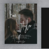 De foto QR van de begroting allen in één trouwuitn Flyer