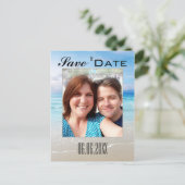De Foto sparen het Briefkaart van de Datum (Staand voorkant)