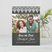 De Foto van Chalkboard sparen de Datum (Staand voorkant)