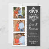 De Foto van Chalkboard sparen de Datum Kaart (Voorkant)