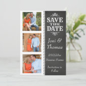 De Foto van Chalkboard sparen de Datum Kaart (Staand voorkant)