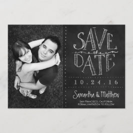 De Foto van Chalkboard sparen de Datum Save The Date