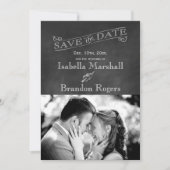 De Foto van Chalkboard sparen de Datum Save The Date (Voorkant)