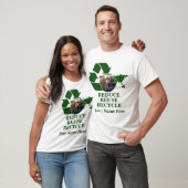 De foto van de aarddag vermindert hergebruik recyc t-shirt (Unisex)