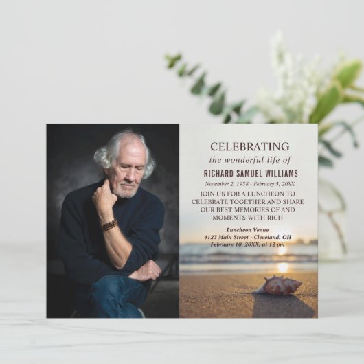 De foto van de Beach Kaart (Staand voorkant)