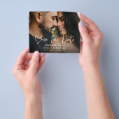 De Foto van de begroting - horizontaal sparen de D Flyer (Hand)