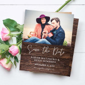 De Foto van de begroting op Hout B Rustic sparen d