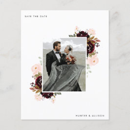 De Foto van de begroting sparen de Datum Flyer