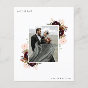 De Foto van de begroting sparen de Datum Flyer