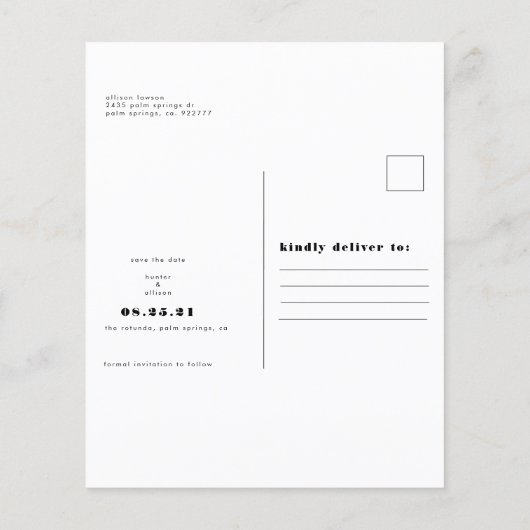 De Foto van de begroting sparen de Datum Flyer (Achterkant)