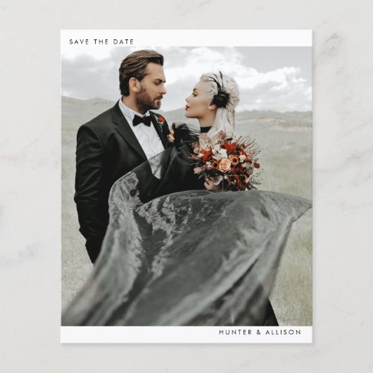 De Foto van de begroting sparen de Datum Flyer (Voorkant)