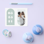 De Foto van de begroting sparen de Datum Flyer (Enkel)