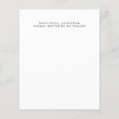 De Foto van de begroting sparen de Datumbrochure Flyer (Achterkant)