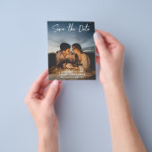 De Foto van de begroting - Vert van het Handschrij Flyer (Hand)