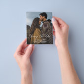 De Foto van de begroting Verticale Verandering de Flyer (Hand)