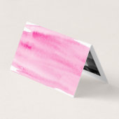 De Foto van de Borstel van de waterverf sparen de  Visitekaartje (Achterkant)