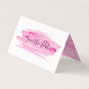 De Foto van de Borstel van de waterverf sparen de  Visitekaartje