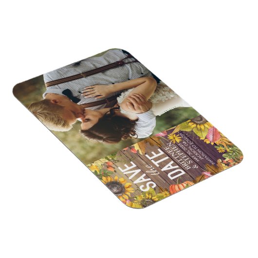 De foto van de bruiloft bewaart de datum waarop Ma Magneet (Rechterzijde)