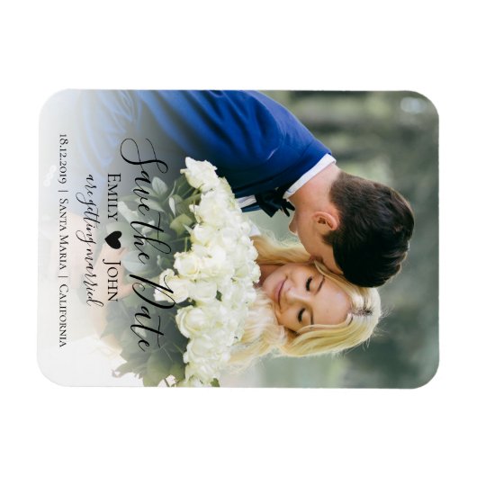 De foto van de douane bewaart de Datum Flexibele F Magneet (Horizontaal)