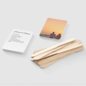 De foto van de douane & de leuke de feiten bruilof handwaaier (Niet-gemonteerd)