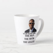 De foto van de douane noemt het man de mythe de le latte mok (Rechterhoek)