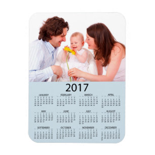 De Foto van de familie maakte Magnet van de Kalend Magneet