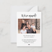 De foto van de familie wij bewogen manuscript bewe notitiekaartje (Voorkant)