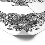 de foto van de godin athena poster (Hoek)