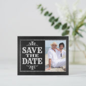 De Foto van de homepage bewaart de Datum Aankondigingskaart (Staand voorkant)