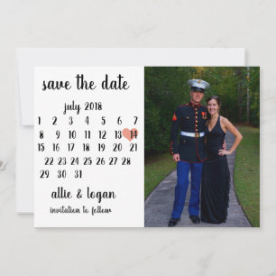 De Foto van de Kalender bewaart de Datum Save The Date