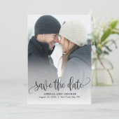 De foto van de kalligrafie bewaart de Datum kaart (Staand voorkant)