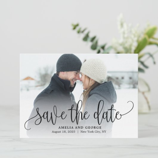 De foto van de kalligrafie bewaart de Kaart van de (Staand voorkant)