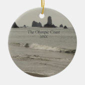 De foto van de Olympische kust van Seascape Keramisch Ornament (Voorkant)