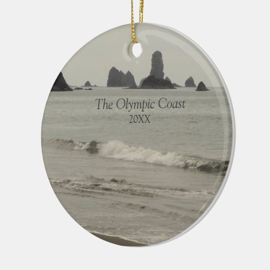 De foto van de Olympische kust van Seascape Keramisch Ornament (Links)