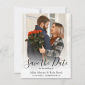 De Foto van de paar sparen de Aankondiging van de  (Voorkant)