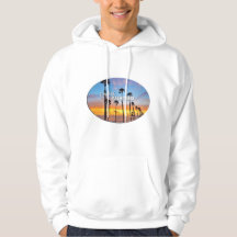 De foto van de Palm Tree Hoodie - Debbie Colwell