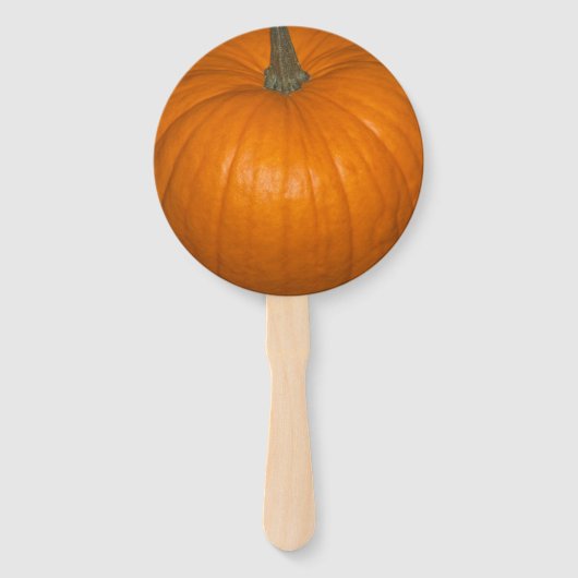 De Foto van de pompoen Handwaaier (Voorkant)