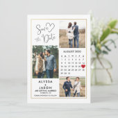 De Foto van de romance bewaart de Kaart van de Dat (Staand voorkant)