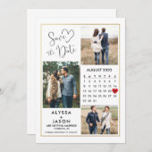 De Foto van de romance bewaart de Kaart van de Dat (Voorkant / Achterkant)