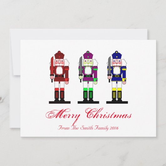 De Foto van de Vakantie van de notekraker Feestdagenkaart (Voorkant)