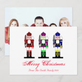 De Foto van de Vakantie van de notekraker Feestdagenkaart (Voorkant / Achterkant)