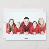 De Foto van de Vakantie van de notekraker Feestdagenkaart (Achterkant)