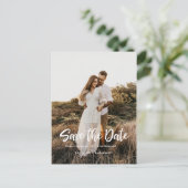 De foto van de Verhuur sparen de Datum Aankondigingskaart (Staand voorkant)