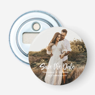 De foto van de Verhuur sparen de Datum Button Flesopener