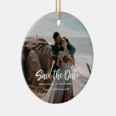 De foto van de Verhuur sparen de Datum Keramisch Ornament (Rechts)