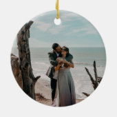 De foto van de Verhuur sparen de Datum Keramisch Ornament (Achterkant)