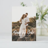 De foto van de Verhuur sparen de Datum Save The Date (Staand voorkant)