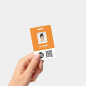 De Foto van de werknemer van de douane, Qr en de C Badge (Handheld)